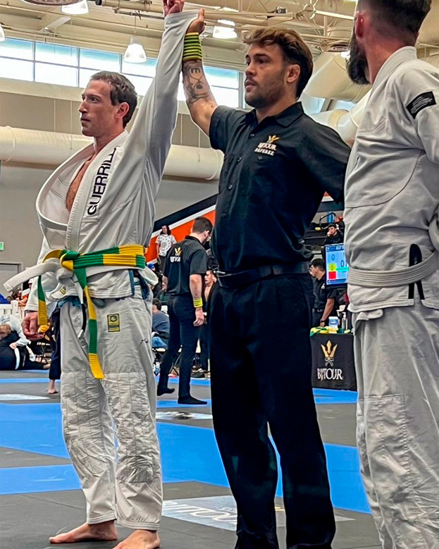 Марк Цукерберг на турнируе про джиу-джитсу.