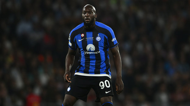 Ромелу Лукаку. Футболист Ромелу Лукаку.