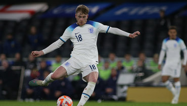 Англичанин Томми Дойл в матче против Хорватии.