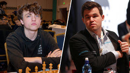 Ханс Ниманн и Магнус Карлсен