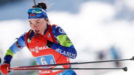 Биатлонистка Елена Кручинкина.