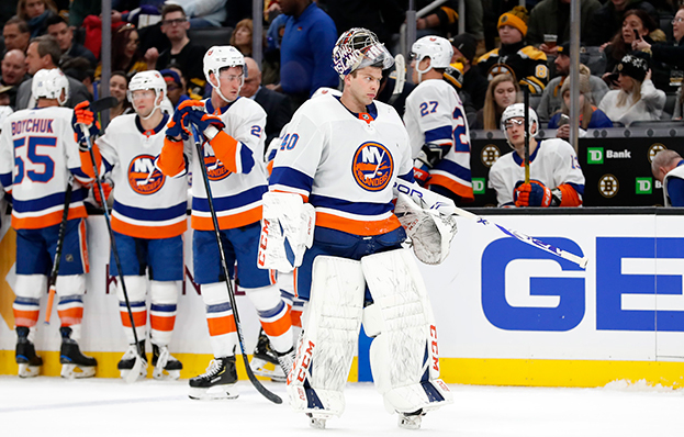 Семен Варламов. Голкипер «Айлендерс» Семен Варламов.