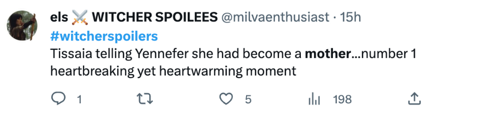 Новый сезон Ведьмака. Скриншот из соцсетей