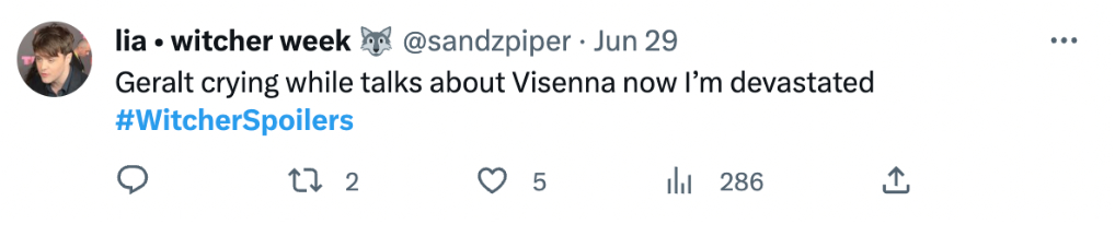 Стоит ли смотреть 3 сезон Ведьмака. Скриншот из соцсетей