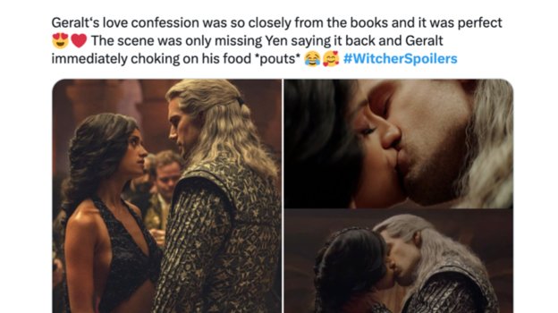 Что показали в 3 сезоне Ведьмака. Скриншот из соцсетей