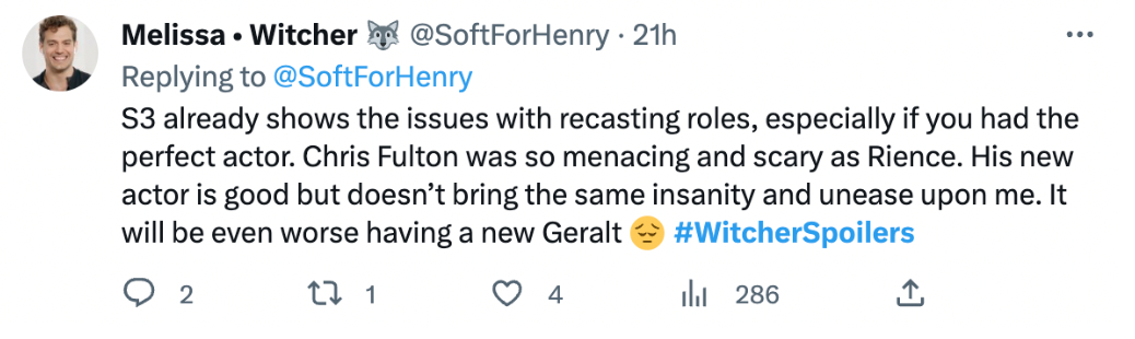 Ведьмак: когда выйдет 3 сезон, о чем будет. Скриншот из соцсетей