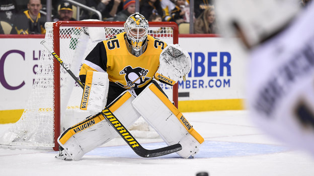 Голкипер «Питтсбурга» Тристан Джарри.