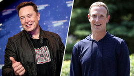 Илон Маск и Марк Цукерберг