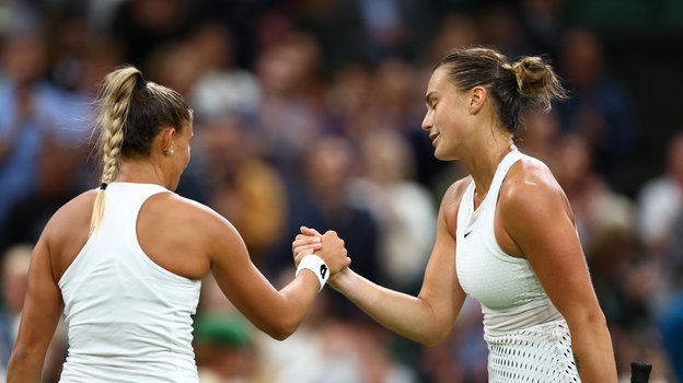 Панна Удварди и Арина Соболенко.