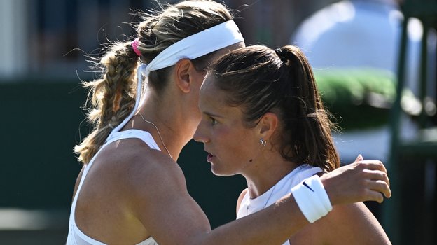 Виктория Азаренко и Дарья Касаткина.