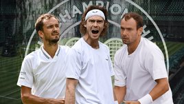 Даниил Медведев, Андрей Рублев и Роман Сафиуллин