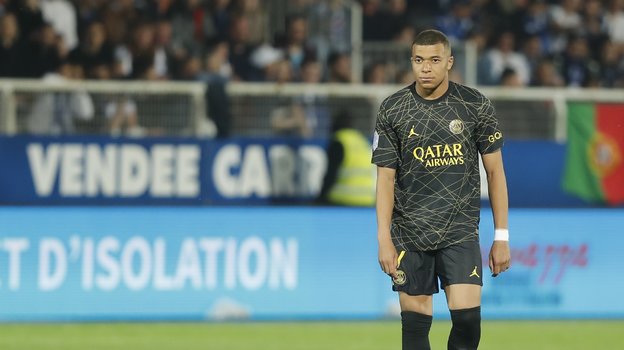 Килиан Мбаппе. Футболист Килиан Мбаппе.