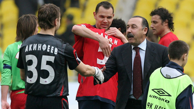 Игорь Акинфеев, Сергей Игнашевич и Валерий Газзаев. Игорь Акинфеев, Сергей Игнашевич и Валерий Газзаев