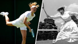 Мария Шарапова (2019 год) и Дарлин Хард (1960 год).