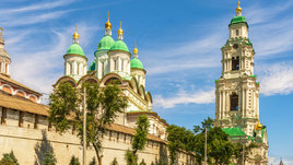 Астрахань, вид на Кремль и Успенский собор