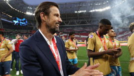 Тренер Сергей Семак.