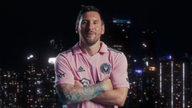 Кадр из видео-презентации Лионеля Месси.