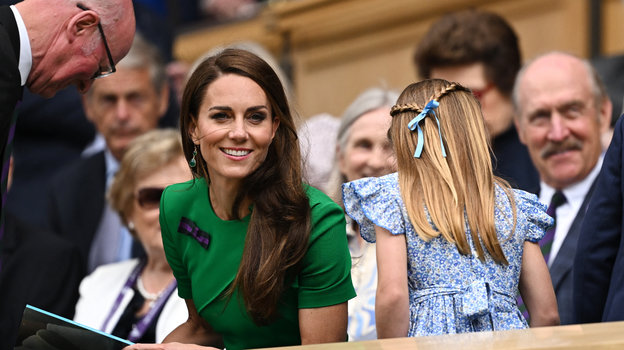 Принцесса Уэльская Кэтрин на теннисном матче