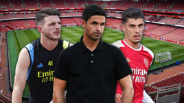 Деклан Райс, Микель Артета и Кай Хаверц