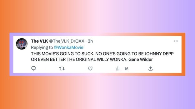 Этот фильм провалится. Никто не будет лучше Джонни Деппа или даже оригинального Вилли Вонки — Джина Уайлдера.