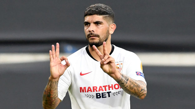 Эвер Банега. Футболист Эвер Банега.