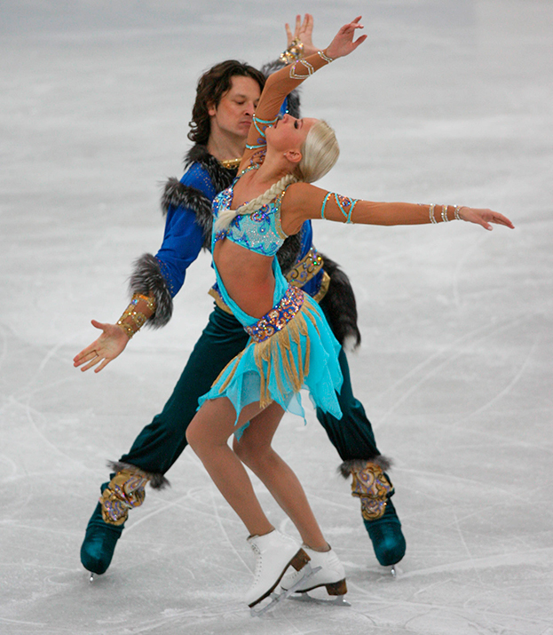 Оксана Домнина и Максим Шабалин. Фигуристы Оксана Домнина и Максим Шабалин.