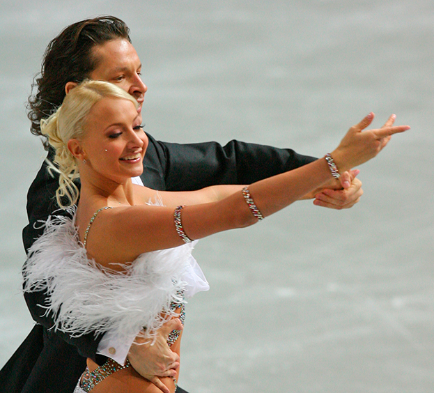 Оксана Домнина и Максим Шабалин. Фигуристы Оксана Домнина и Максим Шабалин.