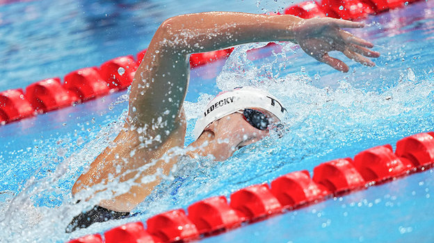 Кэти Ледеки. Пловчиха Кэти Ледеки.