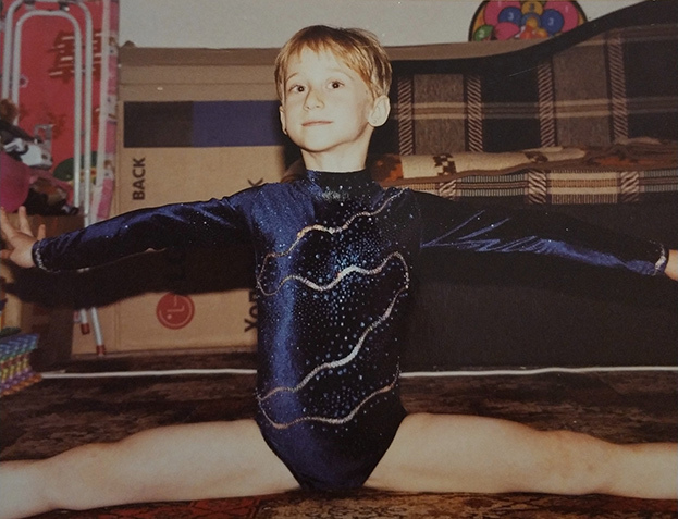 Лилия Ахаимова в детстве.