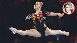 Гимнастка Лилия Ахаимова.