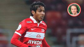 Футболист «Спартака» Алексис Дуарте.