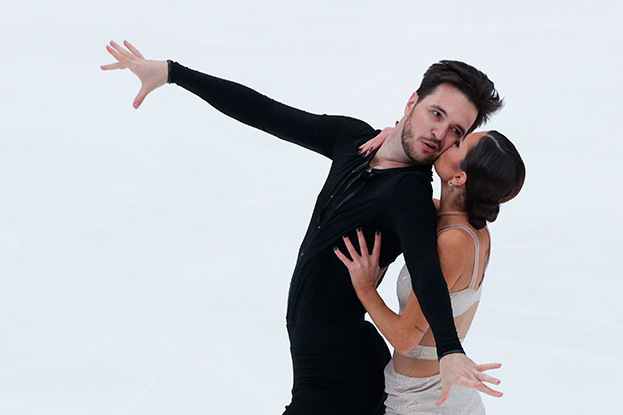 Елизавета Худайбердиева и Егор Базин. Фигуристы Елизавета Худайбердиева и Егор Базин.