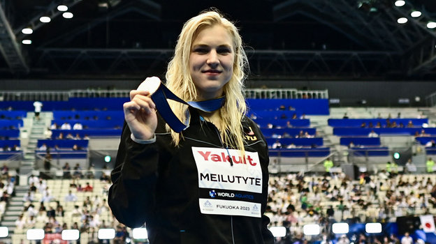 Рута Мейлутите. Пловчиха Рута Мейлутите