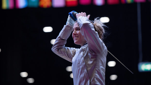 Фехтовальщица Ольга Харлан.