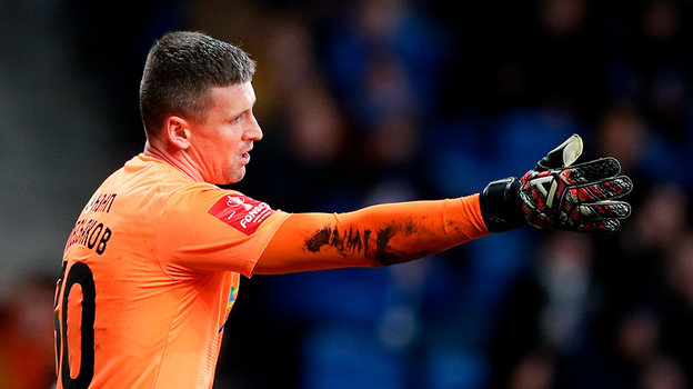 Голкипер "Ростова" Сергей Песьяков.