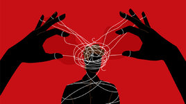Руки кукловода манипулируют человеческим разумом