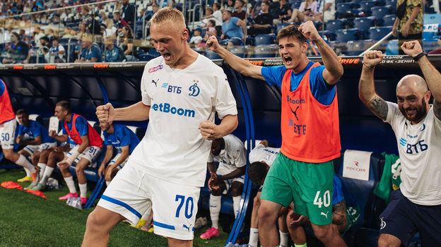 Константин Тюкавин. Футболист Константин Тюкавин после победы над «Зенитом»