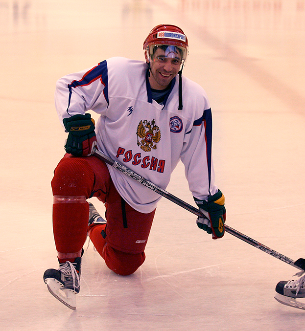 Данис Зарипов в сборной России в 2006 году.