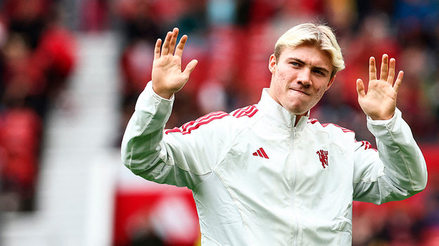 Расмус Хейлунд. Футболист «Манчестер Юнайтед» Расмус Хейлунд.