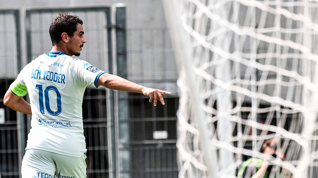 Виссам Бен Йеддер отметился двумя забитыми голами. Футболист «Монако» Виссам Бен Йеддер.