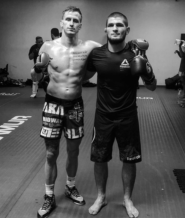 Кайл Дрисколл и Хабиб Нурмагомедов.