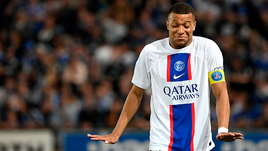 Футболист «ПСЖ» Килиан Мбаппе.