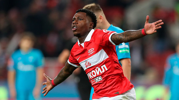 Квинси Промес. Футболист «Спартака» Квинси Промес.