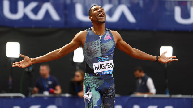 Жарнел Хьюз. Легкоатлет Жарнел Хьюз