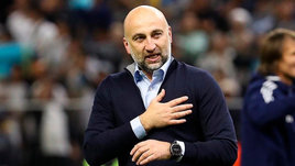 Главный тренер сборной Казахстана Магомед Адиев.