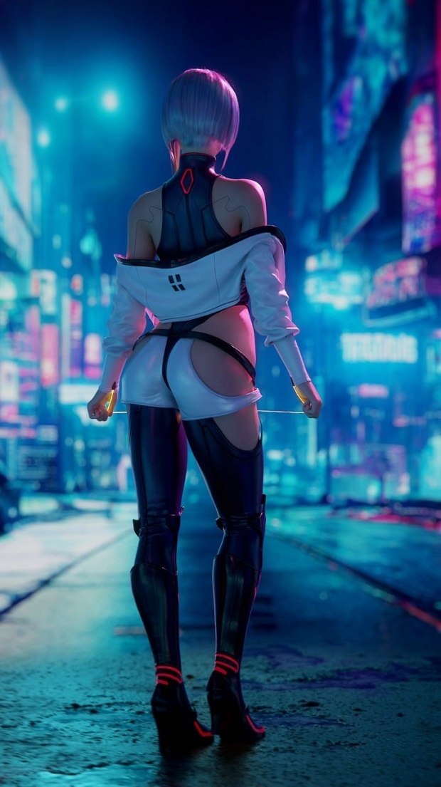 Люси из Cyberpunk: Edgerunners.