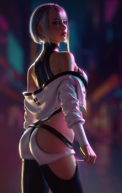 Люси из Cyberpunk: Edgerunners.