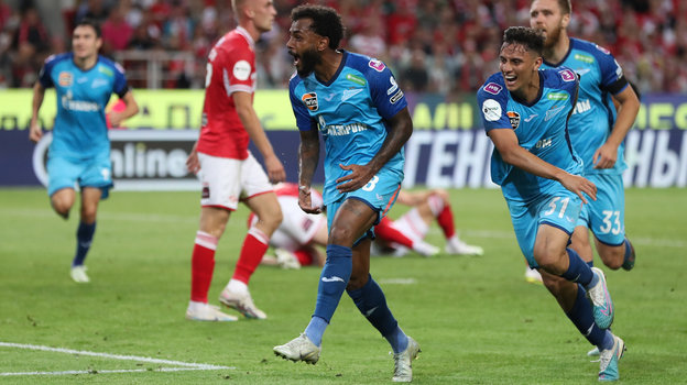 Радость Вендела в матче со «Спартаком». Радость Вендела в матче со «Спартаком»