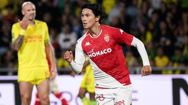 25 августа. Нант — Монако. Такуми Минамино забил гол.