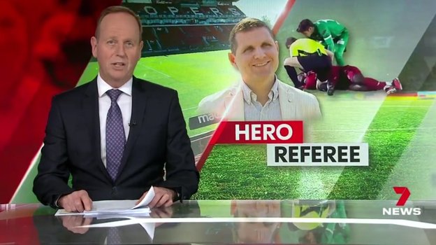 Арбитр Кристиан Вердиккьо.